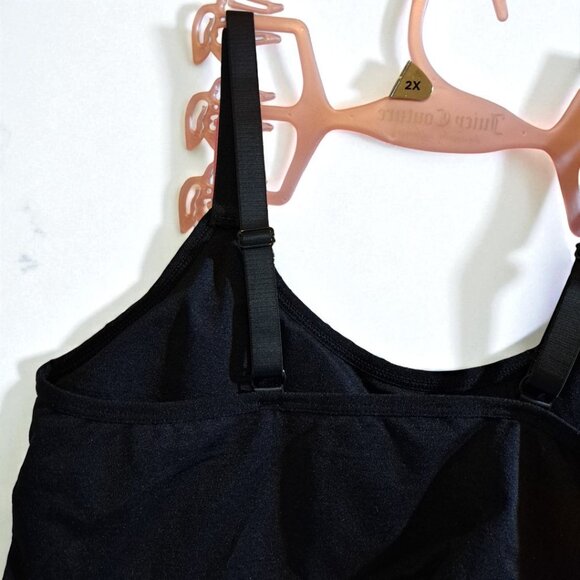 Juicy Couture 2X 3-Pack Glitter Logo Removable Pad Bras Pink & Black NWT - Picture 12 of 13